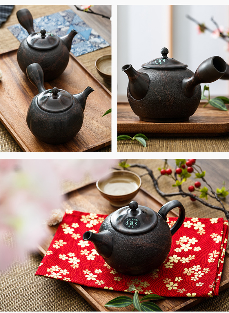 Japan, slippery burn hand little teapot imported ceramic POTS I famous marble Japanese it teapot