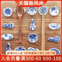 Lan Rintang Japanese chopstick holder Chopstick holder Ceramic spoon holder Chopstick holder Chopstick pillow Chopstick holder Chopstick holder Cutlery holder