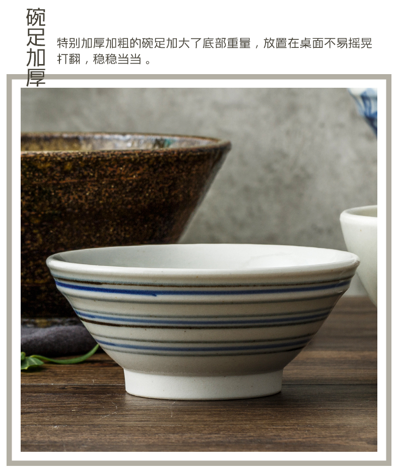 Japan hand - made ceramic household consisting tool grinding bowl bowl ltd. basin of Japanese cuisine food mill