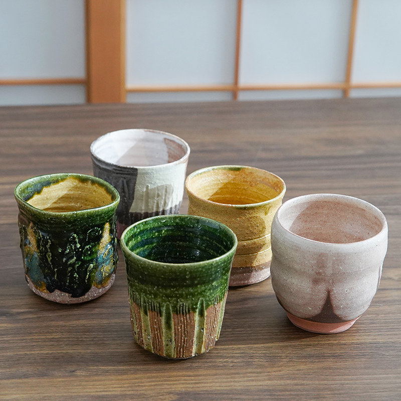 Japan imports coarse ceramic keller manual coffee cup household glass ceramic Japanese men and women to restore ancient ways do old glass