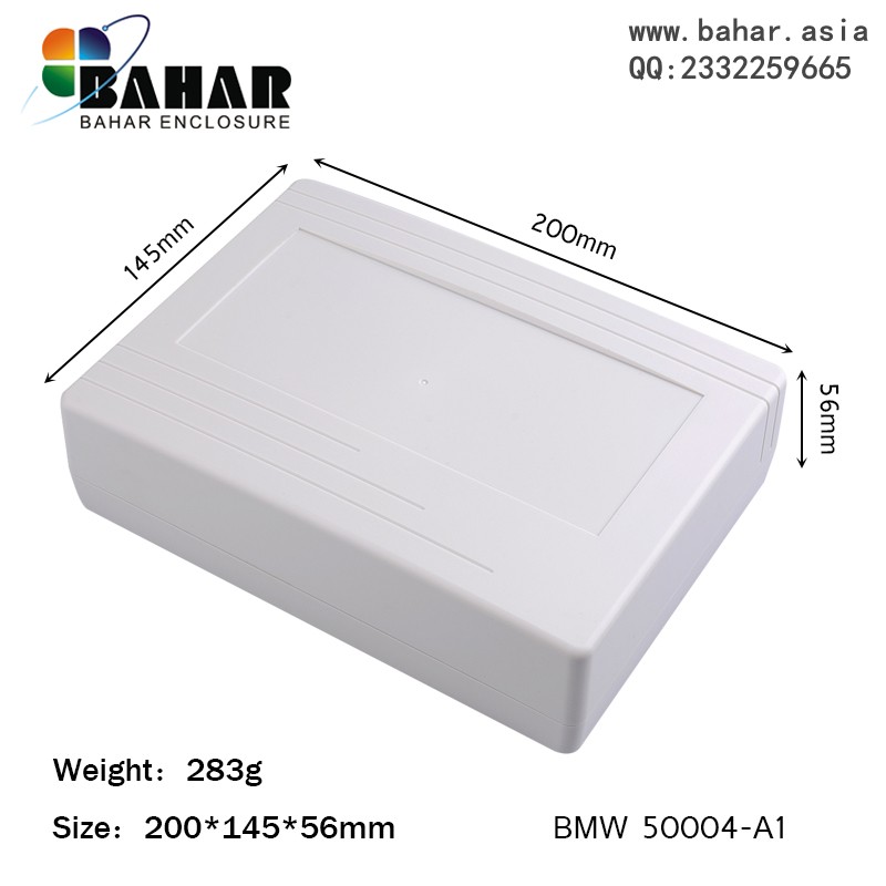 Bahar Shell Plastic Electronics Housing Instrumental Meter Box Wall Hanging Instrument Detection Box BMW50004