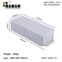 Bahar shell meter housing with ear housing plastic waterproof case IP68 BWP10021-A1