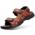 Giày hè nam 2018 mới sandal da chống trượt ngoài trời giày đi biển cho sinh viên giày sandal nam Sandal