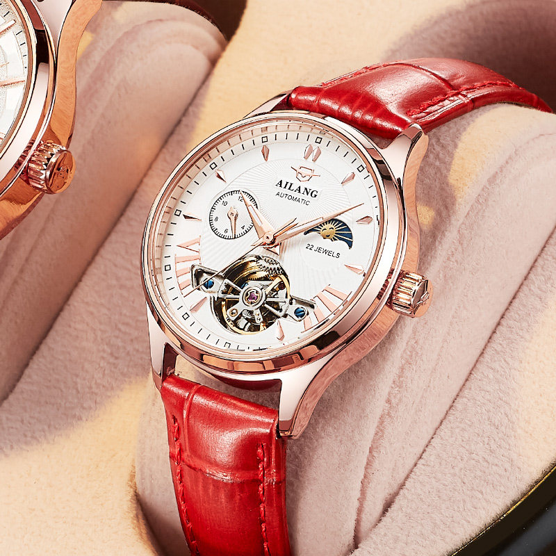 Swiss Watches Lady Mechanical Watch Full Automatic 520 Little Extravagant Women's Watch Tide Sends Girlfriend 520 Gift