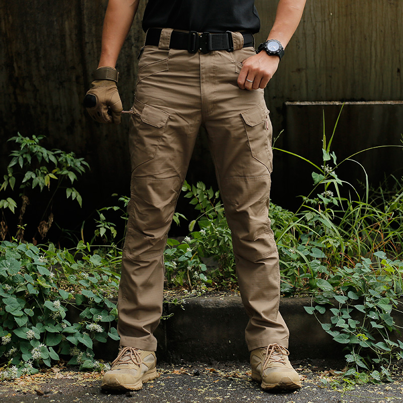 Clear Barn Military Fans Outdoor IX7 S-up Tactical Pants Men's Spring Summer For Training Pants Waterproof Straight Drum Tooling Long Pants
