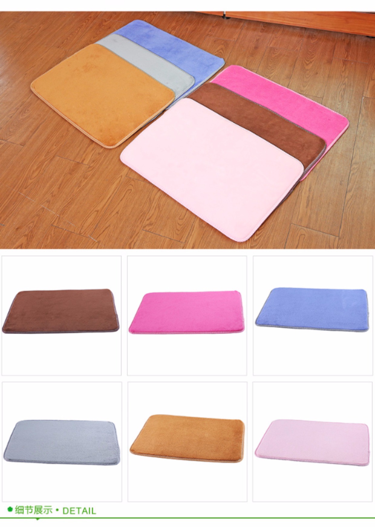 Hấp thụ nước san hô nhung cửa thảm Phòng ngủ thảm cửa nhà bếp thảm phòng tắm thảm cửa thảm chùi chân khách sạn