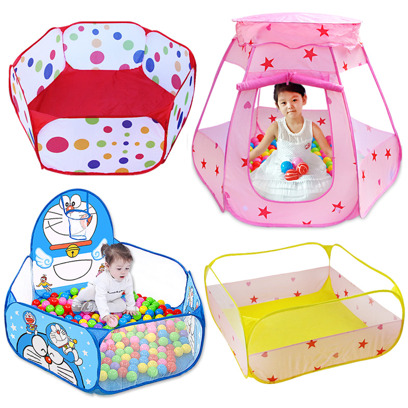 Children's ocean ball Foldable fence ball pool Baby toy Tent Baby game house Color Bobo ball sand pool
