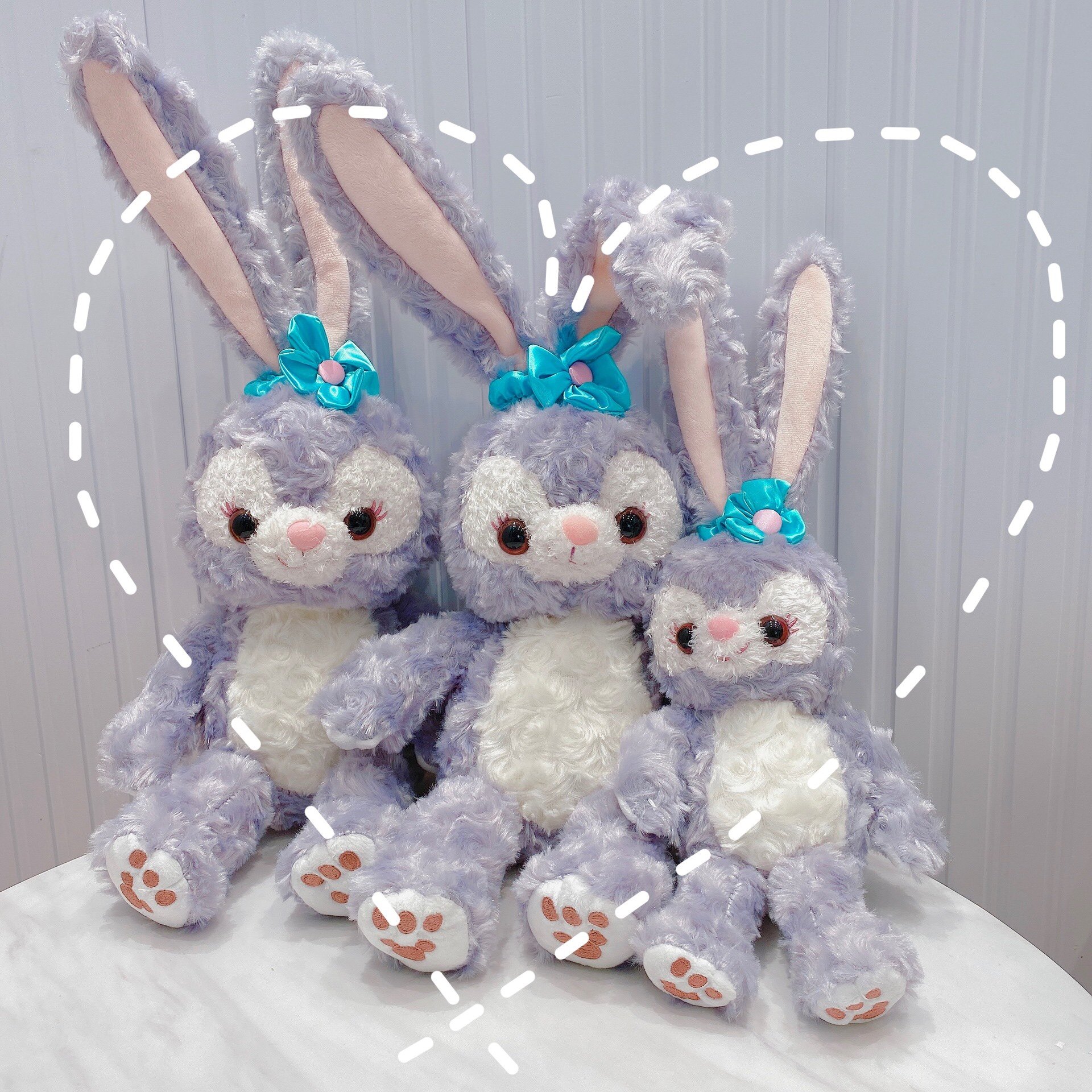 Cute Star doll plush toy Stella Rabbit doll Large doll Child girl birthday gift