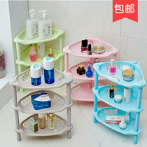 Home Bathroom Bathroom Bathroom Toilet Storage Rackup Plastic Multi-layer Racks Triangle