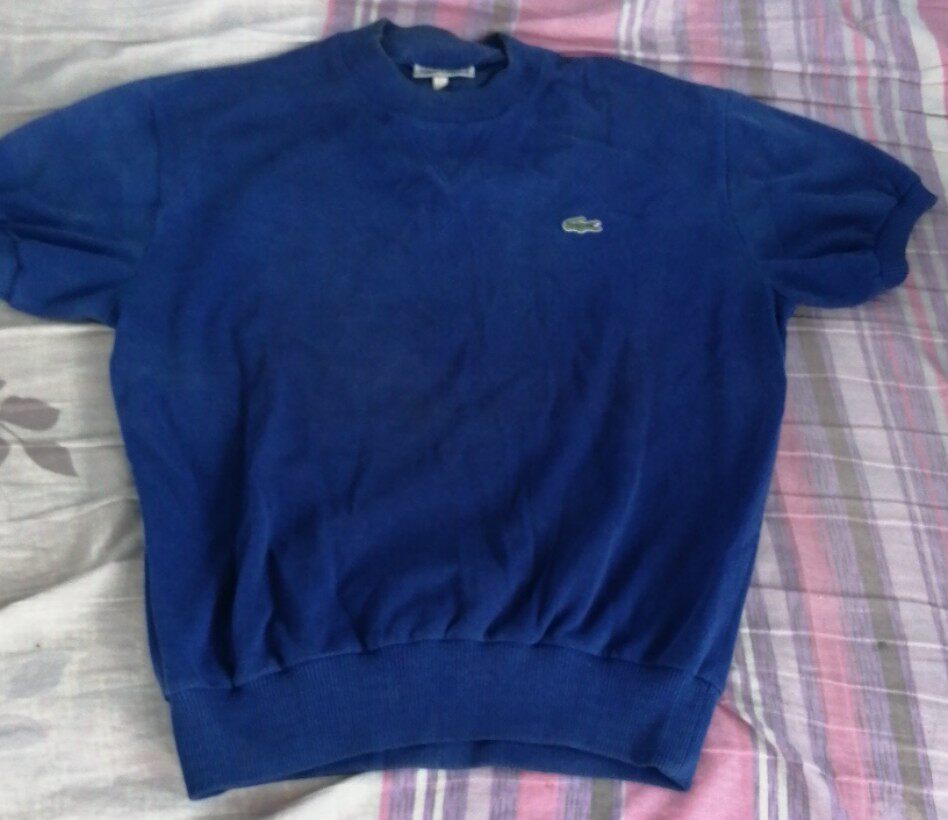 French women's lacoste crocodile T-shirt high-quality 99% new high-end rare authentic 1500