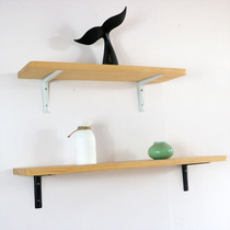 Solid wood partition wall shelf living room wall decoration wall shelf wall hanging a word shelf shelf laminate