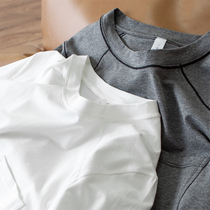 MZ old powder BI into delicate and comfortable high-play sports good fabric round neck long sleeve T-shirt yoga top women new