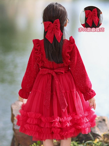 Зимний наряд маленькой принцессы, утепленная осенняя демисезонная юбка на девочку, платье, коллекция 2023