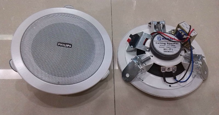 5 inch Philips ceiling 501 ceiling radio audio fire radio speaker background music radio speaker