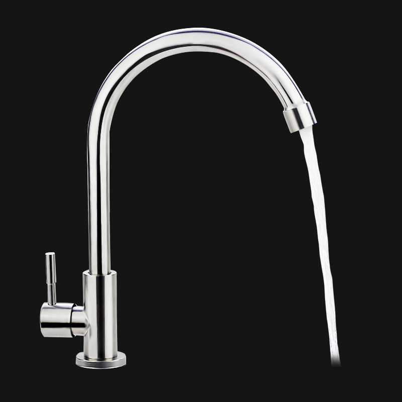 Jiuyi 360-degree rotating kitchen single cold water faucet switch basin washbasin washbasin sink faucet