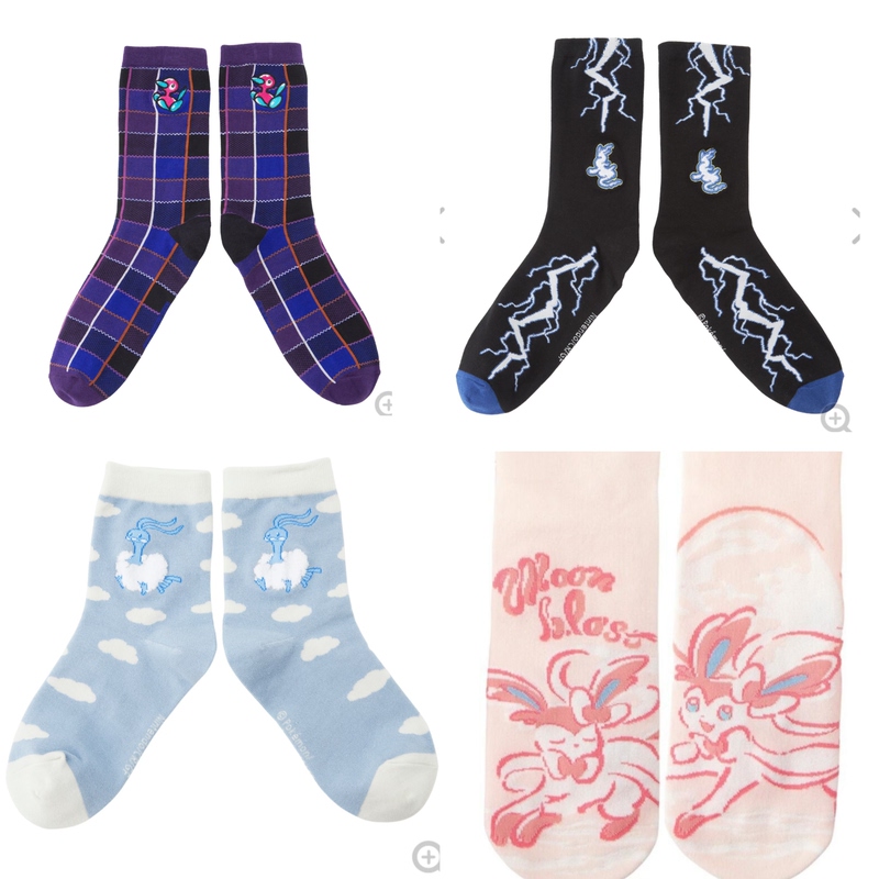 Long Socks Pc Center Fairy Eevee Qixi Bluebird Multi-Sided Beast Milirong Pokémon Socks Japanese Order