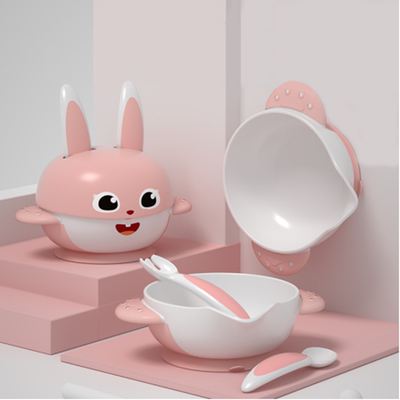 防摔防烫儿童保温吸盘碗套装