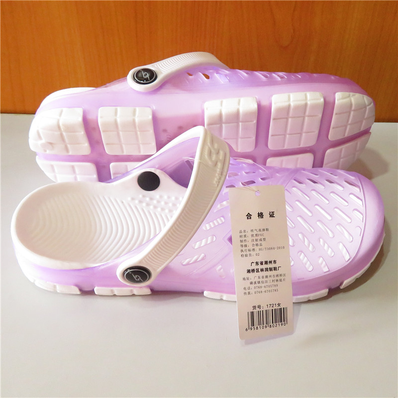 Thời trang nam dép lỗ mùa hè Baotou thoáng khí chống trượt đôi nam nữ dép và dép đi dép đi biển giày sandal nam vento