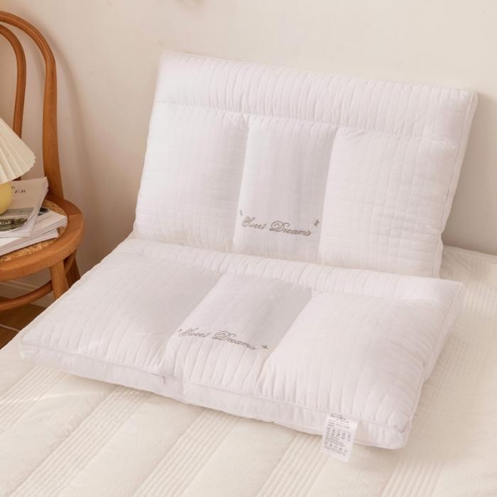 100% cotton feather velvet pillow pillow washable pillow multi-functional neck pillow core hotel single and double health pillow students