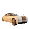 Rolls-Royce Phantom Model Car, Cullinan Model, Shiny Alloy Ghost Simulation Car, Collectible Pull-Back Toy Car