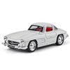 1:24 Mercedes-Benz 300Sl Diecast Model Car with Sound and Light, Benz Alloy 500K Model Pull-Back Simulation Toy Car