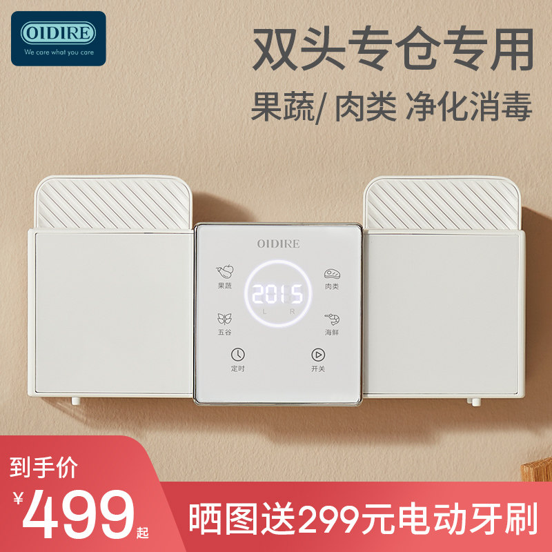 German OIDIRE fruit and vegetable washing machine household vegetable and fruit disinfection artifact to remove pesticide residue purifier