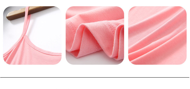 Kano cano fat MM size lớn mod nhỏ sling màu vest nữ Slim bên trong áo sơ mi cắt đáy thấp áo ba lỗ nữ cách điệu