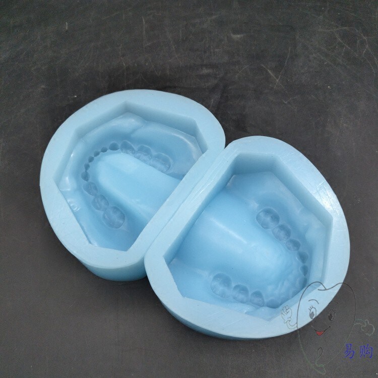 牙科 乳牙阴模 儿童牙齿标准牙列石膏模型翻制 医用硅胶模具 包邮