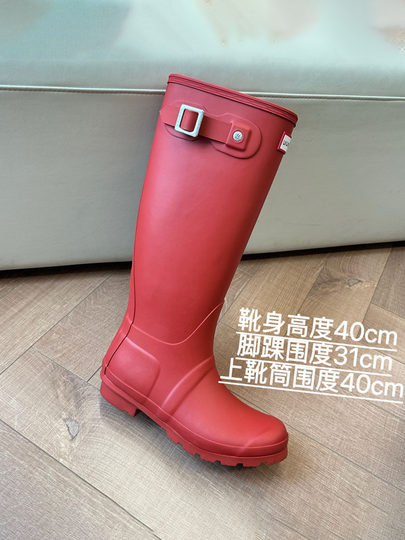 Yi Mengling's Same Style Outdoor Camping Non-Slip Waterproof Rain Boots for Women 2025 Summer New High-Top Over-The-Knee Riding Boots