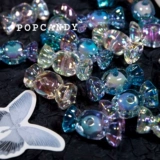 Мобильный телефон, брелок, бусины ручной работы, аксессуары, акриловый аксессуар, градиент