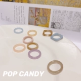 Popcandy Ring Ring Cite Summer Girl Set Ring Личность Универсальные аксессуары для акрилового кольца