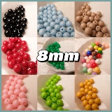 Упаковка, бусины, аксессуар, ожерелье ручной работы, 44 цветов, 8mm