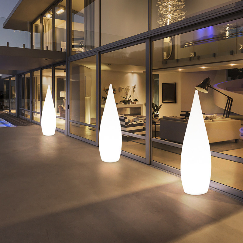 Outdoor glowing floor lamp charging colourful living room corridor activities courtyard lawn lawn lighting hotel wedding decoration
