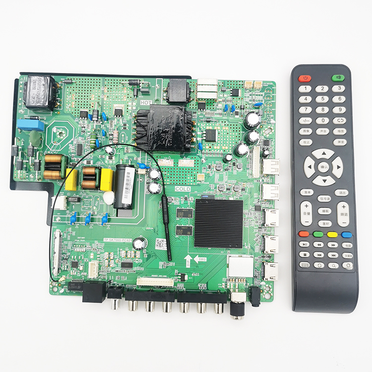 Original installed TP SK708D PC821 Internet memory 2 16G new 4K three-in-one WIFI Internet motherboard