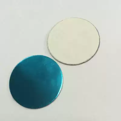 Yuchabao magnetic car mobile phone bracket spare parts adhesive metal magnetic Magnet Sheet magnetic steel sheet stick round