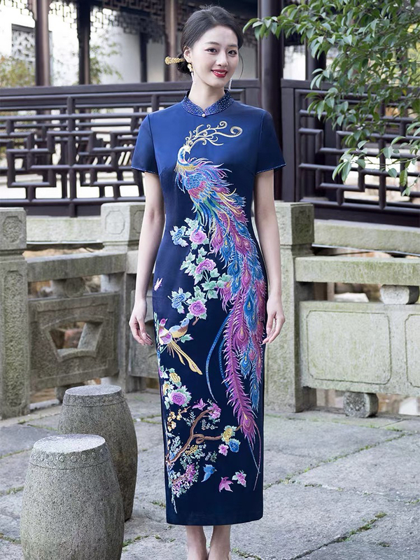2026 New High-End Luxurious Elegant Mother-Of-The-Bride Dress Wedding Dress Bridal Banquet Cheongsam Toast Dress 2026 New High-End Luxurious Elegant Mother-Of-The-Bride Dress Wedding Dress Bridal Banquet Cheongsam Toast Dress