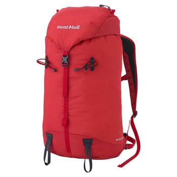 Mont bell lightweight mountaineering backpack compressible back pad portable storage outdoor sports