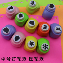 Mid-number embossing machine fluorescent embossing paper printing machine press embossing machine Florator Children Handmade Diy Materials Kindergarten Fine Arts