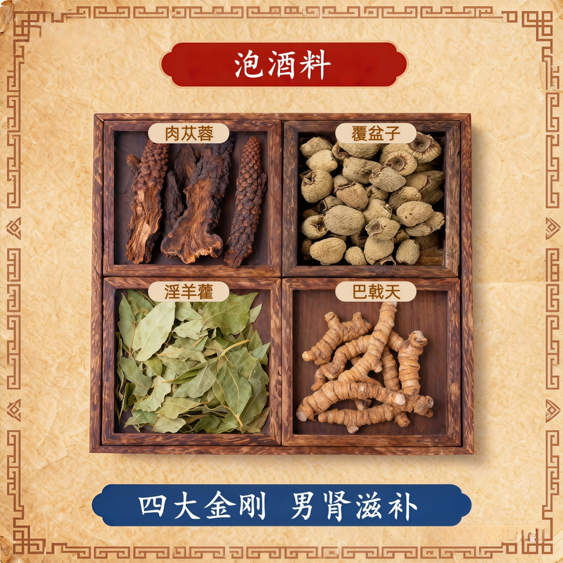 Master Ni's Wine Infusion Recipe: Ni Haixia's Epimedium, Cistanche Deserticola, Moringa, and Raspberry Wine Infusion Pack with Four Major Medicinal Herbs Master Ni's Wine Infusion Recipe: Ni Haixia's Epimedium, Cistanche Deserticola, Moringa, and Raspberry Wine Infusion Pack with Four Major Medicinal Herbs