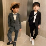 Комплект для мальчиков, детский костюм, платье для отдыха, 2023, в британском стиле
