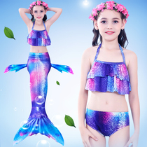 Mermaid swimsuit girl princess tail skirt children 4 years old baby girl Mermaid swimsuit clothes foreign girl 6