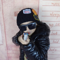 Baby hat autumn mens treasure trend Net red 2021 boys Korean version of foreign style fashion spring and autumn wool hat boy sputum