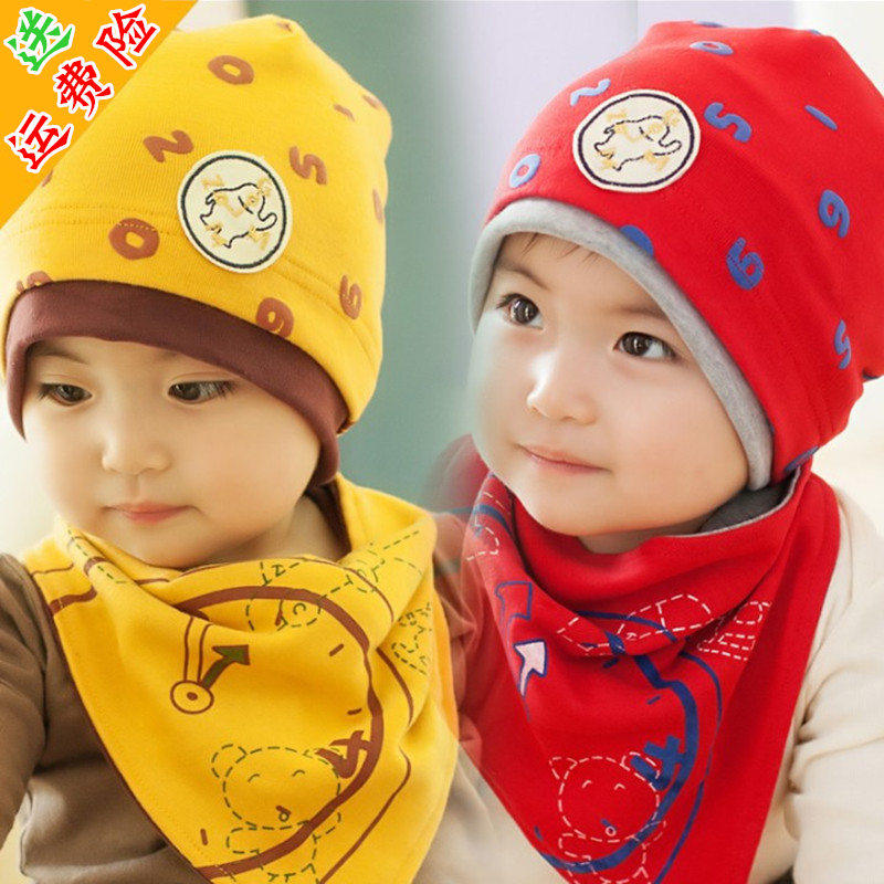 Girls' children's spring and autumn foreign style princess children's baby hats