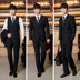 Bộ đồ vestboy phù hợp với trang phục nam công sở quần nam ống rộng Suit phù hợp