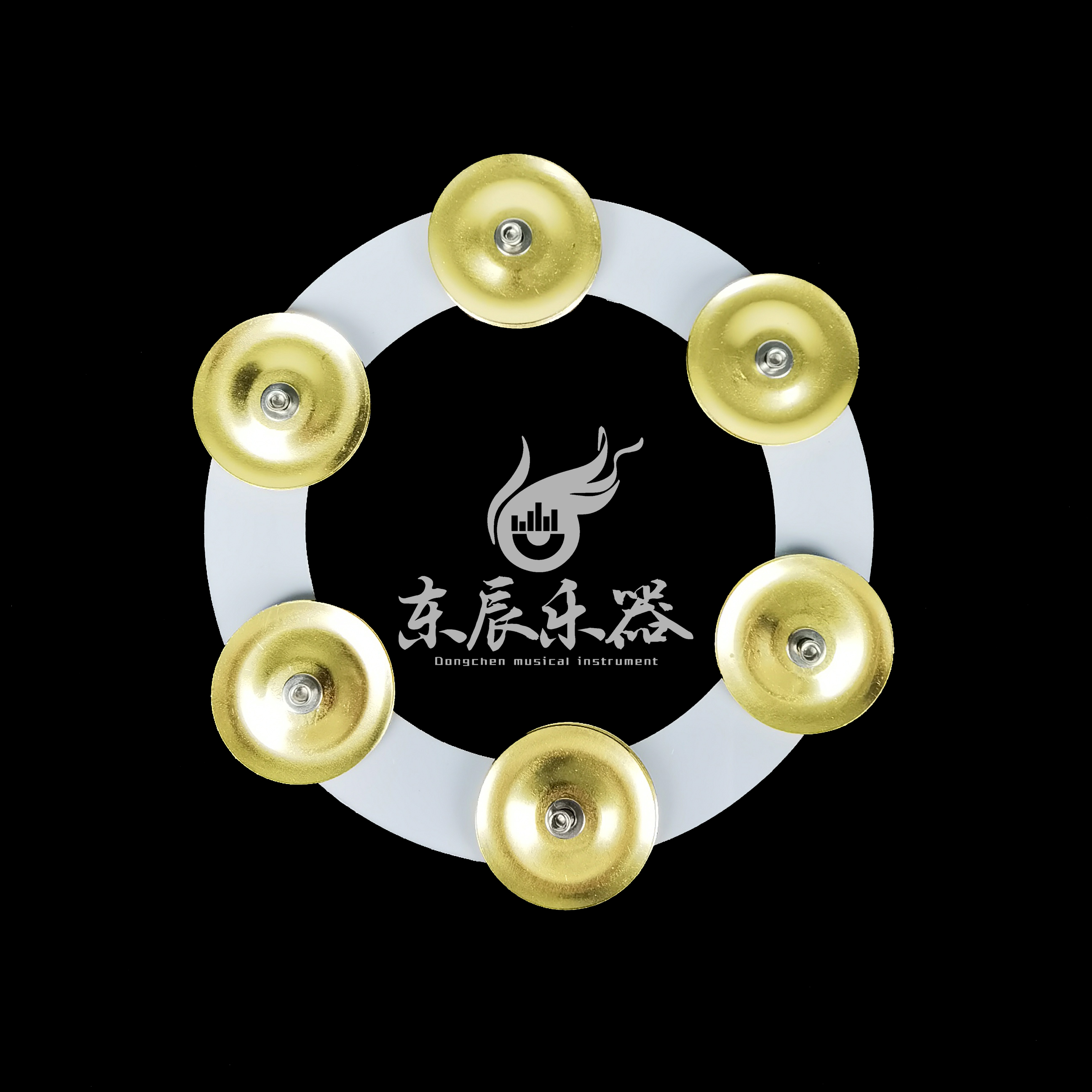 Rack Drum Jazz Drum-Sheet Partner Rocking the bell Cymbic Tablets on the Cymbal Bell-Drum Brass Bells to Shake The Bell