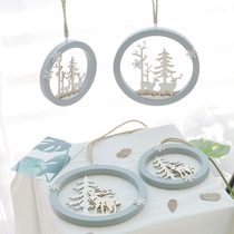 20cm Nordic style Christmas ring Christmas pendant Christmas decorations home environmental protection