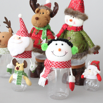 Plush Old Man snowman elk candy jar Christmas Eve gift box Christmas decoration ornaments gifts