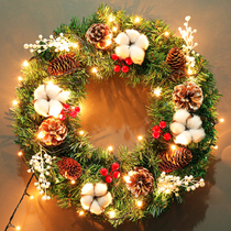 Creative design 60cm Christmas wreath door decoration hanging rattan Christmas rattan ring
