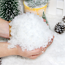 Christmas decorations scene Christmas tree set with water fake snow simulation snow powder artificial snow harmless environmental protection