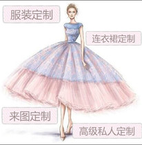 Private customised female clothing to figure to be expected by size Custom true silk dress shirt with small batch processing of the same